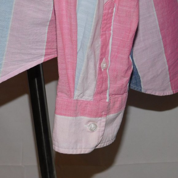 Frank & Eileen - Eileen Relaxed Button Up Shirt Woven In Italy Size Medium - Picture 9 of 14